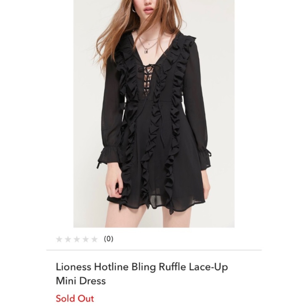 Lioness Black Mini Dress